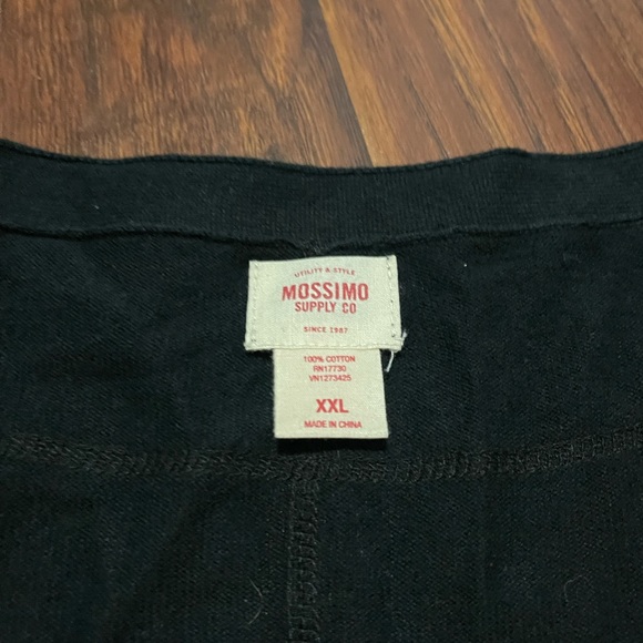 2XXL Black 3/4 Length Mossimo Black Button Up Cardigan - Picture 2 of 3